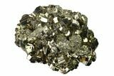 Gleaming Pyrite Crystal Cluster - Peru #138137-1